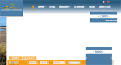 Desktop Screenshot of campingsablesvignierplage.com